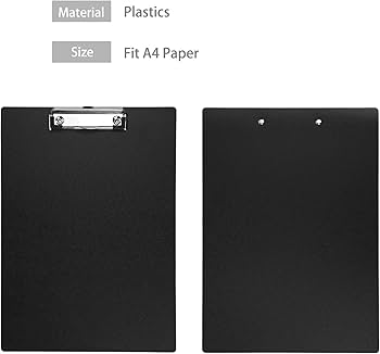 SFIDA A4クリップボード 黒 SFIDA A4クリップボード 黒 SFIDA A4クリップボード 黒